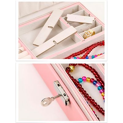 Maleta Porta Joia Organizadora Elegante Cor:Branco