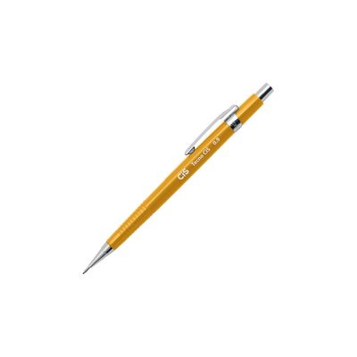 Lapiseira Cis Tecno Plus 0.9mm Amarela com Mina Refil 0.9mm