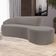 Sofá Living 3 Lugares 230cm Braço Esquerdo Mozart D06 Bouclê Bege Escuro - Mpozenato