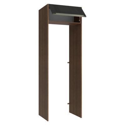 Porta-geladeira 73 Cm 1 Porta Basculante Rustic/preto Lux Madesa Rustic/preto