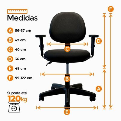 Kit 15 Cadeiras De Escritório Oficial Operativa