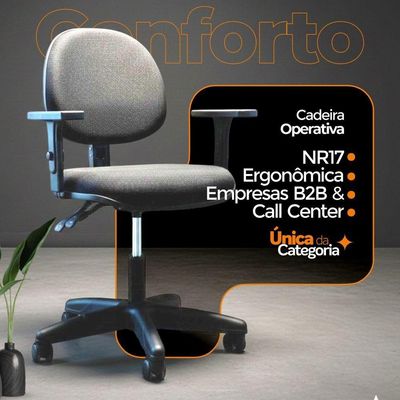 Kit 15 Cadeiras De Escritório Oficial Operativa
