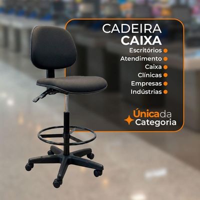 Cadeira Caixa Alta Oficial Operativa Ergonômica Nr17