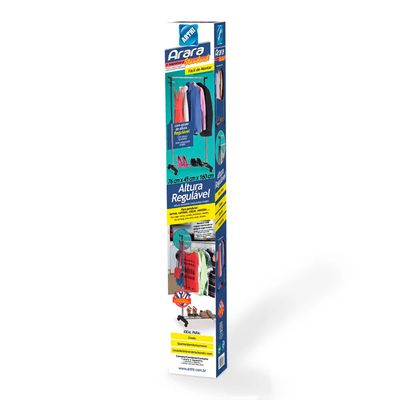 Arara Roupeiro com Sapateiro Standard Athi 1833 com Altura Regulável