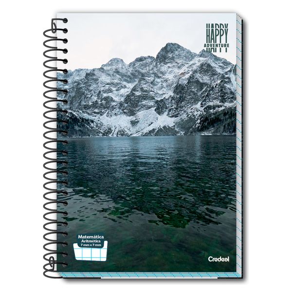 Caderno Universitário Happy 80F/1 Matéria Credeal Caderno Universitário Happy 80F/1 Matéria Credeal