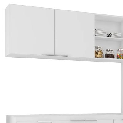 Armário De Cozinha Cp02 Para Pia 150cm Pérola Z34 Branco - Mpozenato