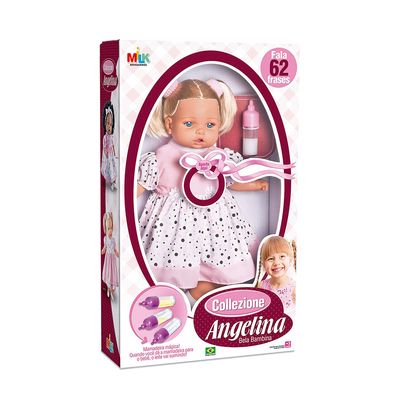 Boneca Milk Collezione Angelina Fala 62 Frases
