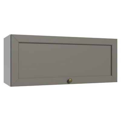 Armário Aéreo 80 Cm 1 Porta Basculante Vik Madesa Branco/cinza