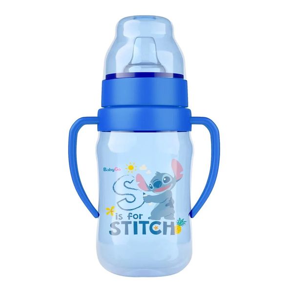 Copo Treinamento Stitch Com Alças 400ml Dermiwil Copo Treinamento Stitch Com Alças 400ml Dermiwil