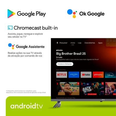 Smart TV 40" LED Full HD Android 11 HDR10 P40SAA Philco