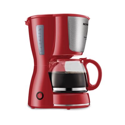 Cafeteira Elétrica com Porta Filtro Mondial Doce Arome Vermelha 18 Xícaras - 220V