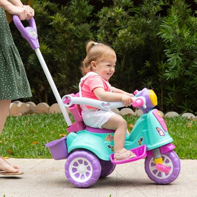 Triciclo Avespa Rosa Maral