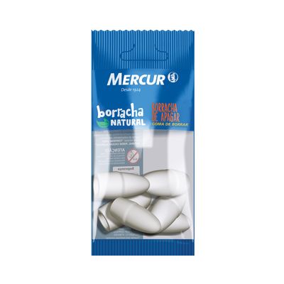 Borracha Ponteira Branca Mercur