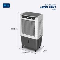 Climatizador Wind Pro, Mondial, Branco/Cinza, 260W, 127V - CL-65L