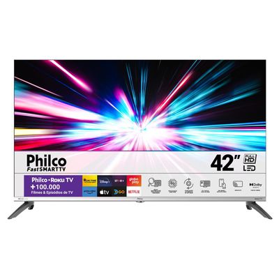 Smart TV Led 42" Philco Roku PTV42M9GR2CMB