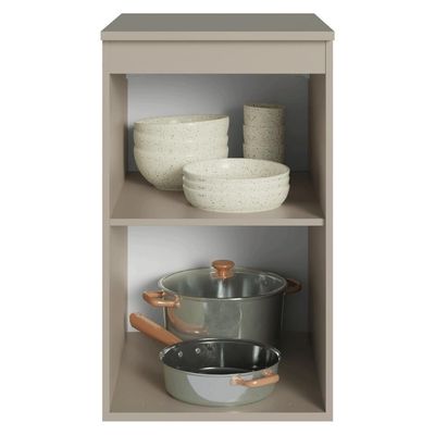 Balcão De Cozinha 40 Cm 1 Porta Suspenso Nice Madesa Crema