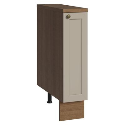 Balcão Porta-temperos 20 Cm 1 Porta (com Tampo) Rustic-crema Vik Madesa Rustic-crema