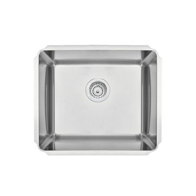 Cuba Profissional de embutir Tramontina Dritta Pro em Aço Inox com Acabamento Scotch Brite 50x40 cm