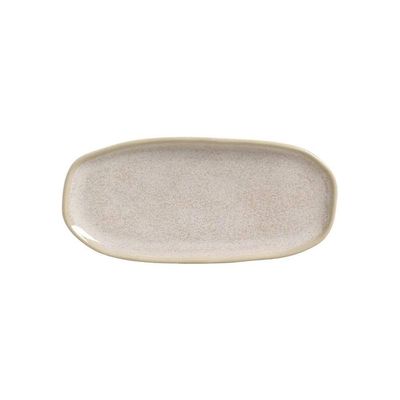 Conjunto de Travessas Ovais Pequenas Orgânico Latte 23x11cm 4 Peças Porto Brasil Off White