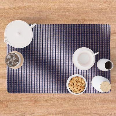 Kit Jogo Americano Mesafix Azul Escuro 45x30cm - Uzoo - 4 Uni