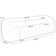 Kit Sofá 4 Lugares Para Sala 252cm Com 01 Poltrona Lazio M03 Bouclê Branco