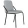 Cadeira Estofada Para Sala De Jantar Loft Preto C01 Courino Saturno Off White - Lyam Decor