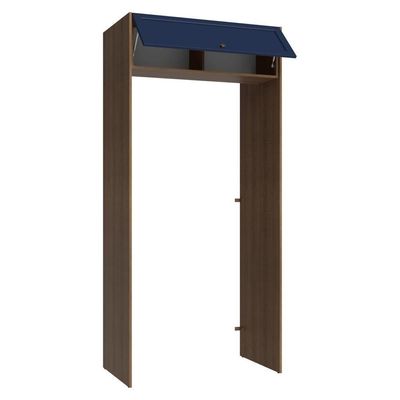 Porta-geladeira 103 Cm 1 Porta Basculante Rustic/azul Vik Madesa Rustic/azul