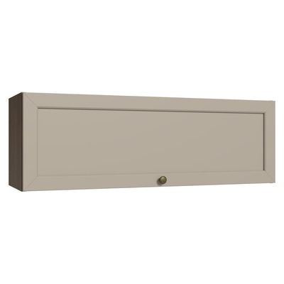 Armário Aéreo 100 Cm 1 Porta Basculante Rustic-crema Vik Madesa Rustic-crema