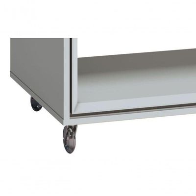 Mesa De Centro ópera Branco Acetinado - Imcal Móveis