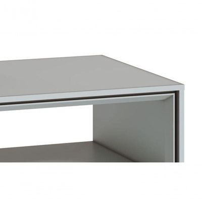 Mesa De Centro ópera Branco Acetinado - Imcal Móveis