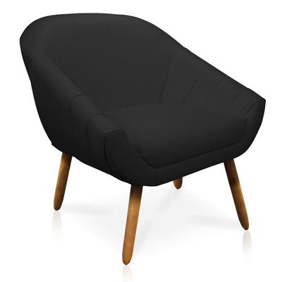 Kit 01 Namoradeira 02 Lugares E 02 Poltronas Giovana Corino Preto Castanho