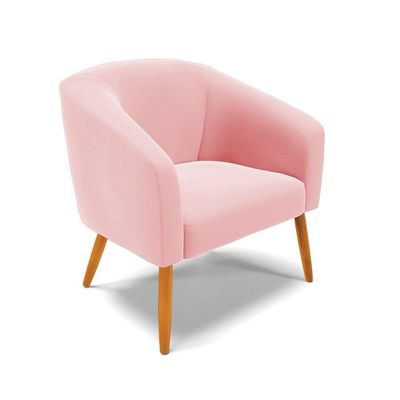 Kit 01 Namoradeira 02 Lugares E 02 Poltronas Rosa Bebê