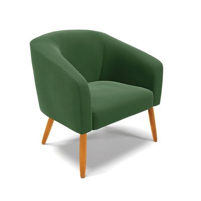 Kit 01 Namoradeira 02 Lugares E 02 Poltronas Suede Verde