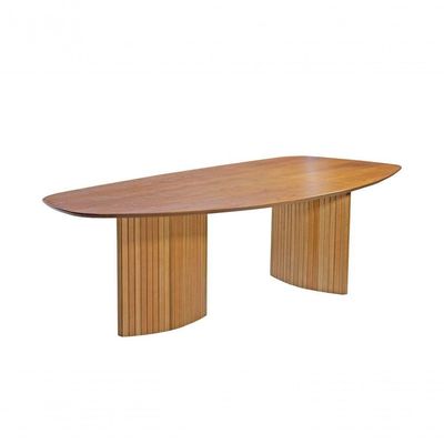 Mesa De Jantar Orgânica Ripada Florença 2,20x1,10m Art Salas