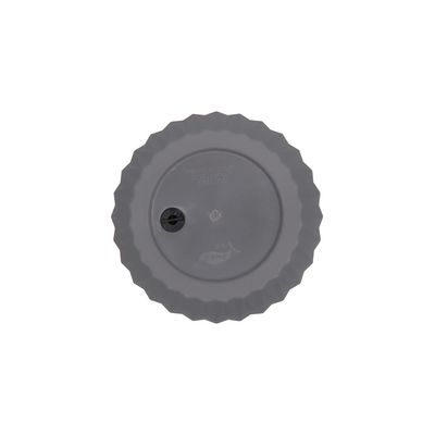 Vaso Cachepot Wave 19cm Cinza