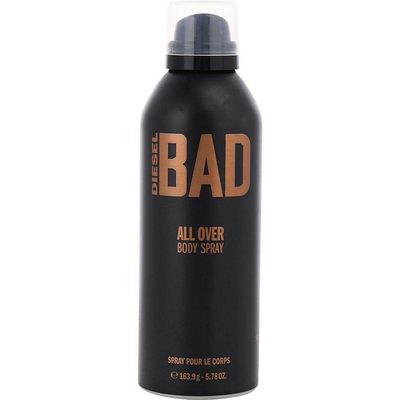 Água De Cheiro Masculina Diesel Bad All Over Spray Corporal 163.9g