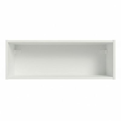 Armário Aéreo Com Nicho Aberto 60cm Branco Emilly Madesa