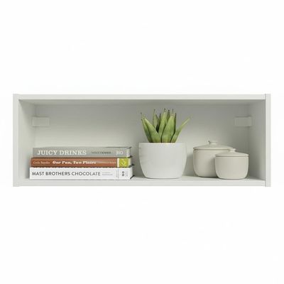 Armário Aéreo Com Nicho Aberto 60cm Branco Emilly Madesa