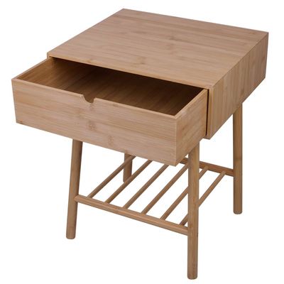 Mesa de Cabeceira Bambu Cazza Serene 40x35x50,5cm