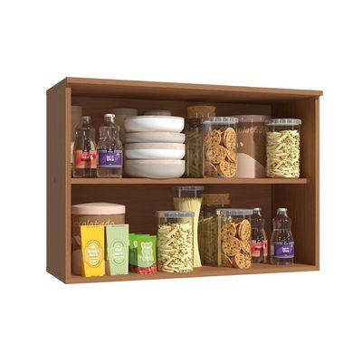Armário Aéreo Cozinha Linna T731 C/ 2 Portas 80cm Canela Kappesberg