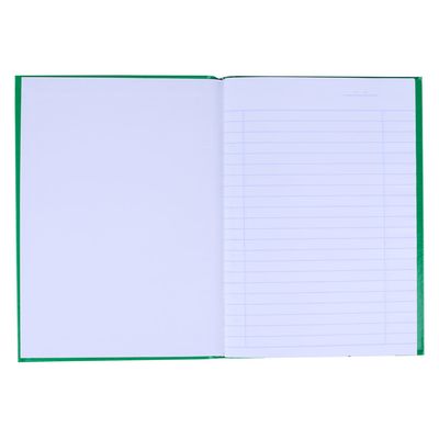 Caderno Jandaia Brochura Capa Dura 1/4 Verde 96 Folhas