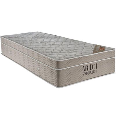 Colchão de Espuma Solteiro Airtech Spring Pocket 88x188x30cm 1040420615 Ortobom Colchao Airtech
