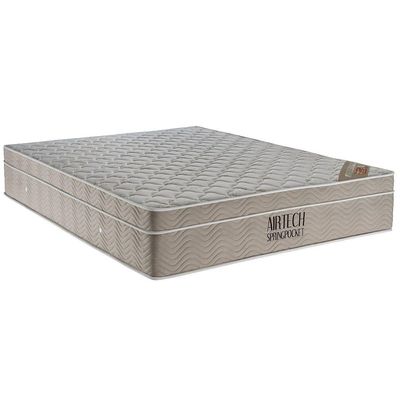 Colchão De Espuma Queen Size Airtech Spring Pocket 158x198x30cm - 1040420617 - Ortobom Colchao Airtech Spring Pocket Queen 158x198x30