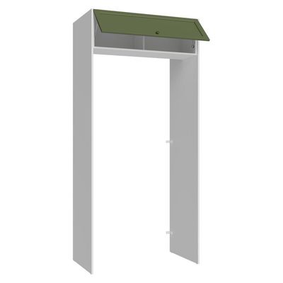Porta-geladeira 103 Cm 1 Porta Basculante Branco/verde Vik Madesa Branco/verde