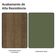 Balcão De Cozinha 50cm 1 Porta Rustic/verde Vik Madesa Rustic/verde
