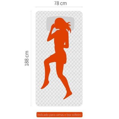 Colchão Physical Solteiro Ultra Resist 78x188x17cm - 1040403259 - Ortobom