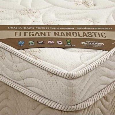 Colchão Elegant Solteiro Nanolastic 88x188x27cm - 1041527852 - Ortobom