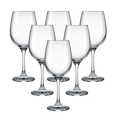 Jogo de Taças para Vinho Nadir Barone 490ml 6 Peças