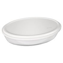 Assadeira Nadir Marinex em Vidro Oval com Tampa 1,6L - Item Sortido