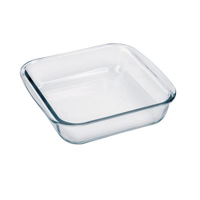 Conjunto de Assadeiras Quadradas Nadir Sempre em Vidro 3 Peças